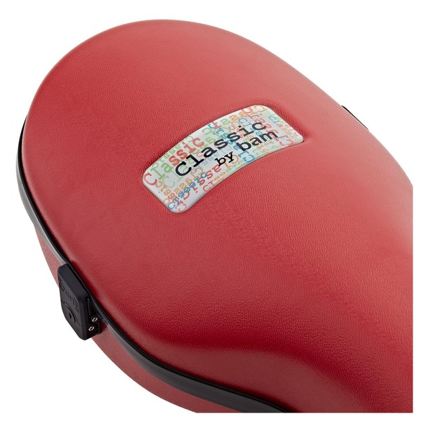 BAM 1001 Classic Cello Case, Red, Logo