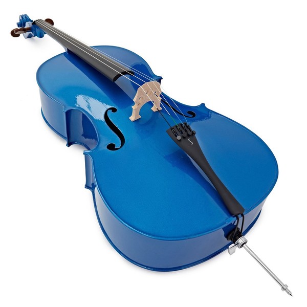 Stentor Harlequin Cello Outfit, Blue, 1/2 at Gear4music
