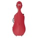 BAM 1001 klassische Cello-Kasten mit Rädern, rot