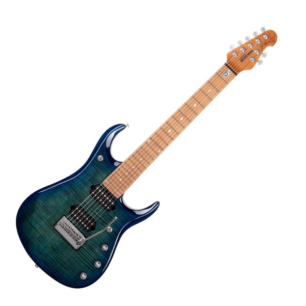 Music Man JP15 7 MN, Cerulean Paradise Flame