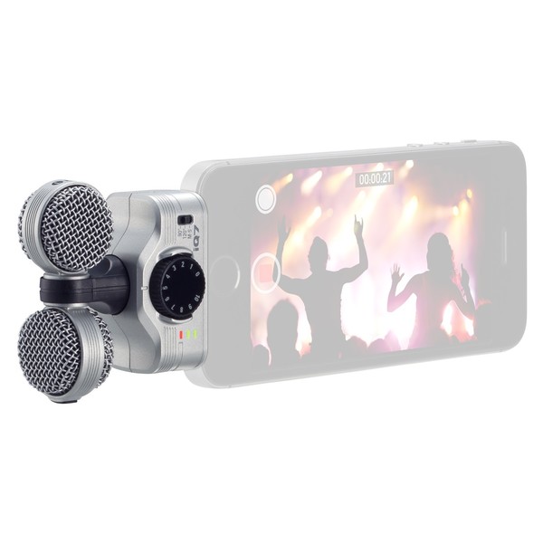 iQ7 Mid-Side Recording iOS Microphone - with Phone (Phone Not Included)