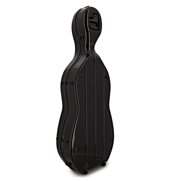 Hidersine Fibreglass Cello Case, Black