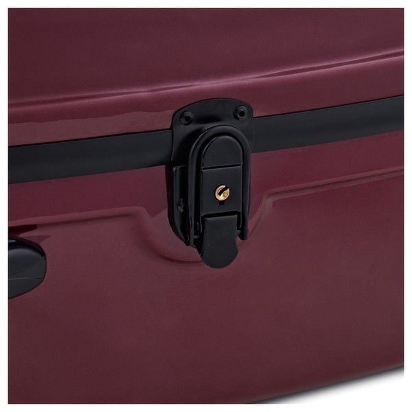 Hidersine Fibreglass Cello Case, Wine Red