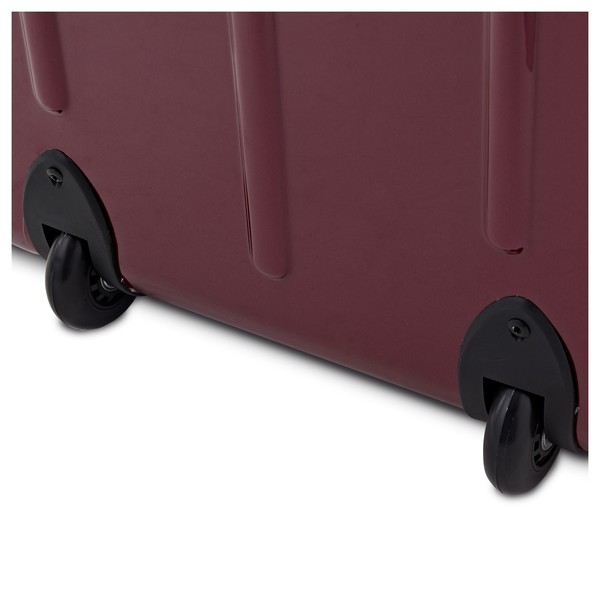 Hidersine Fibreglass Cello Case, Wine Red