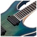 BC Rich Shredzilla Prophecy Archtop EverTune, Cyan Blue Burl