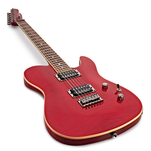 Fender FMT Custom Telecaster HH, Crimson Red Transparent
