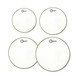 Aquarian RSP2C Clear Drumhead Pack