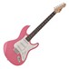 Gitara elektryczna LA Gear4music, różowa