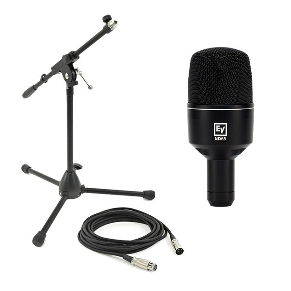 Electro-Voice ND68 Dynamic Bass Drum Microphone with Stand & Cable
