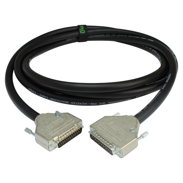 Custom Lynx WLDAD/1 DB25 to DB25 Cable, 1 Metre - Coiled