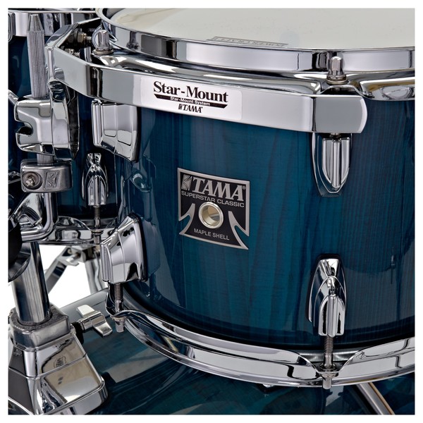 Tama Superstar Classic Exotix 22" 7pc, Gloss Sapphire Lacebark Pine