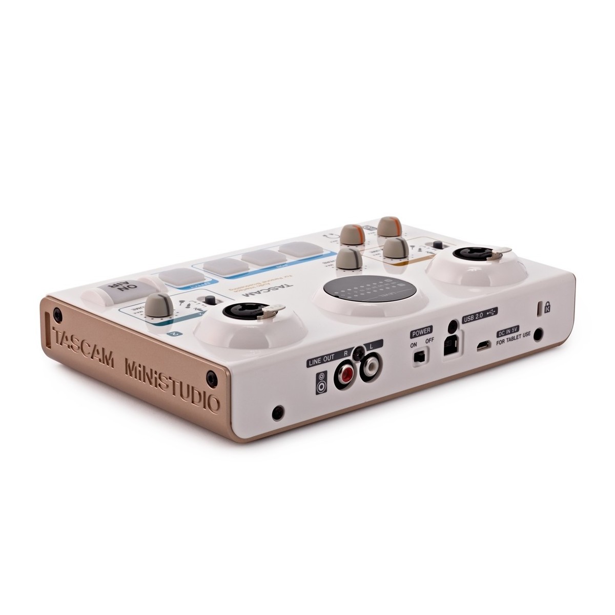 Gallery Detail: Tascam Us 42 Beginner Podcasting Bundle With Condenser Microphones At