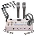 Tascam US-42 Beginner Podcast Bundle with Dynamic Microphones - Full Bundle