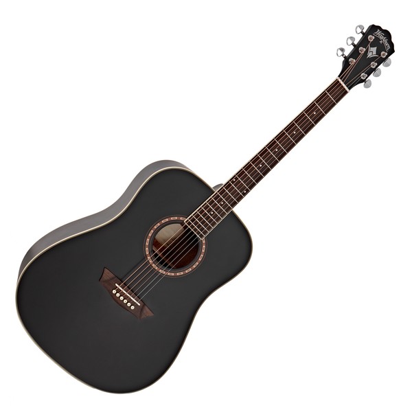 Washburn Harvest D7S Acoustic, Matte Black