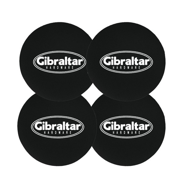 Gibraltar Vinyl Single Pedal Beater Pad, 4 Pack