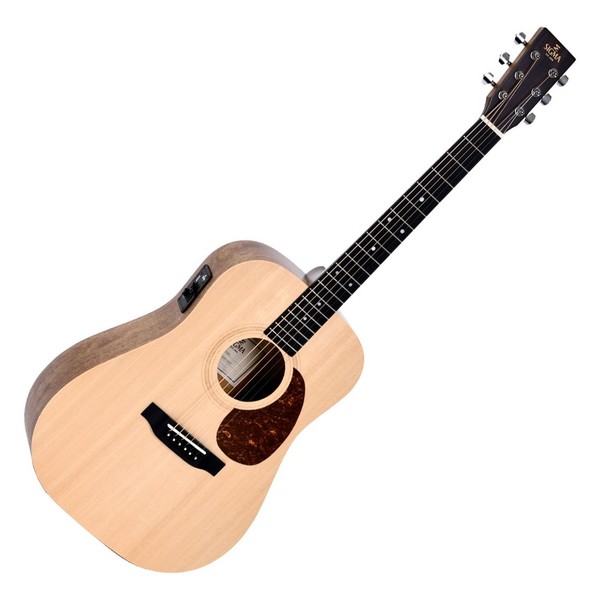 Sigma DSME Dreadnought Electro Acoustic, Natural - Front View