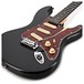 LA II Electric Guitar SSS + Amp Pack, Black