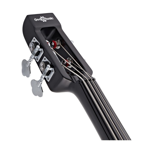 3/4 Size Electric Double Bass by Gear4music, Black