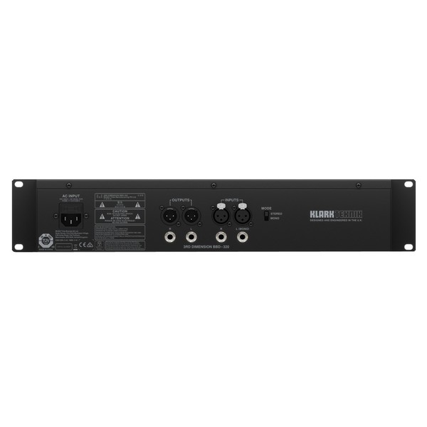 Klark Teknik 3RD DIMENSION BBD-320 Analog Signal Processor at Gear4music