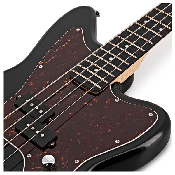 RedSub SFS Short Scale Bass Guitar, Jet Black