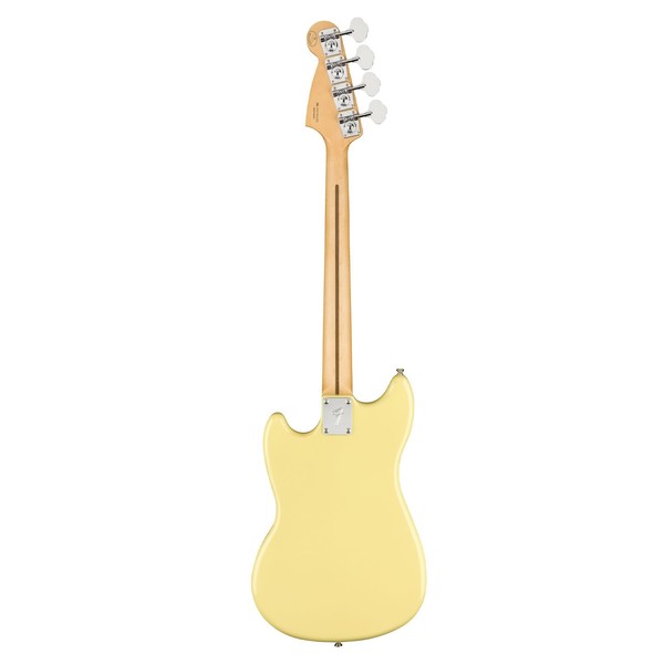 Fender FSR Player Mustang Bass MN, Canary Yellow - Back