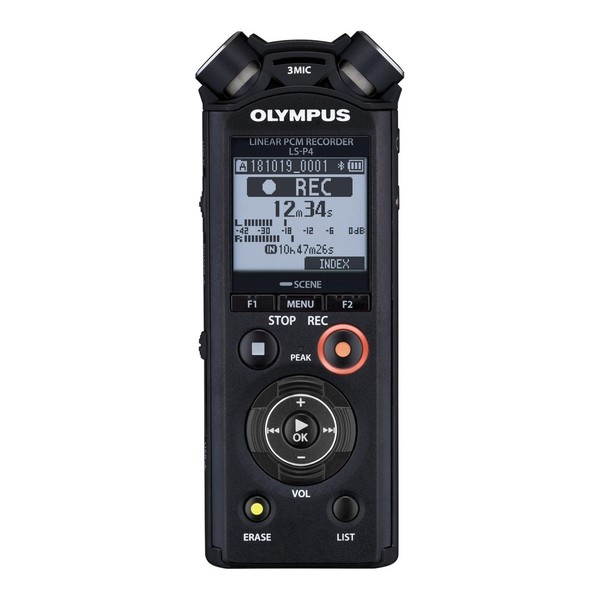 Olympus LS-P4 FLAC Audio Recorder - Front