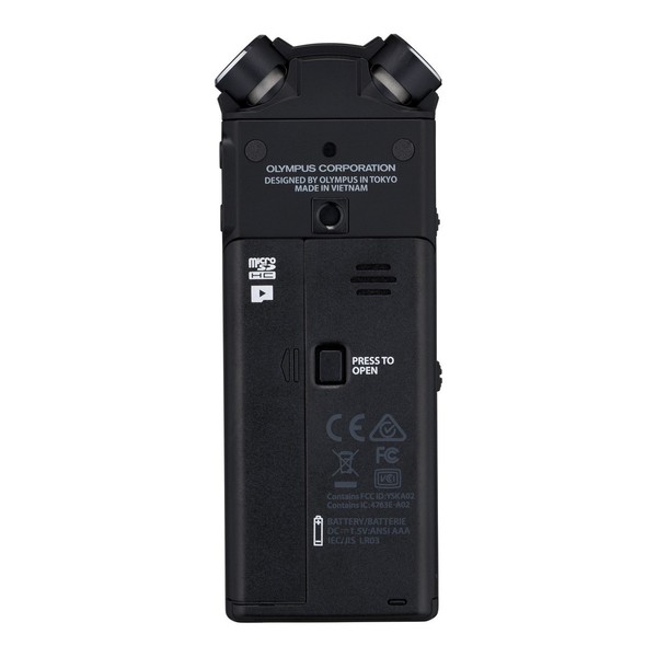 Olympus Bluetooth Audio Recorder - Rear