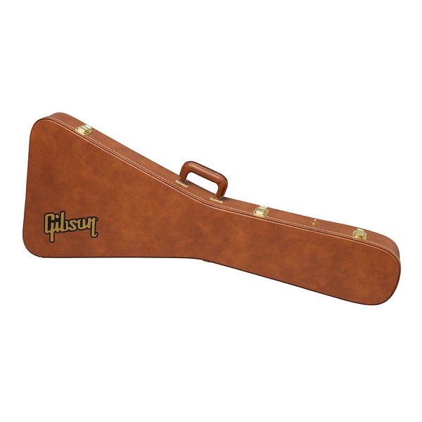 Gibson Flying V Hardshell Case, Brown - Front View