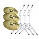 Paiste PST 3 Crash Set with Stands
