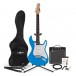 LA Electric Guitar Blue, 15W Guitar Amp & Accessory Pack