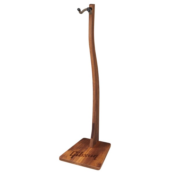 Gibson Handcrafted Walnut Guitar Stand - Front View