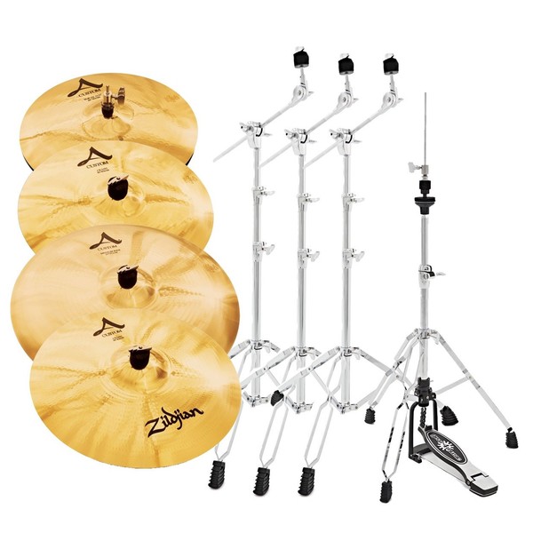 Zildjian A Custom Cymbal Box Set with Stands