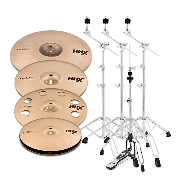 Sabian HHX Evolution Promo Set with 18" O-Zone Crash and Stands