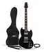 Brooklyn Electric Guitar by Gear4music, Black