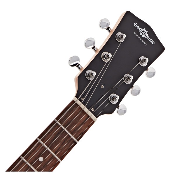 Brooklyn Electric Guitar Black, 10W Guitar Amp & Accessory Pack