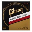 Gibson SAG-CBRW12 80/20 Bronze Coated Light Acoustic Strings, 12-53