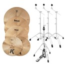 Juego de Platillos Zildjian K con Soportes