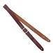 Bear Straps Basic Guitar Strap, Red w/ Nickel Buckle