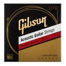 Gibson Phosphor Bronze Ultra-Light Acoustic Guitar Strings, 11-52