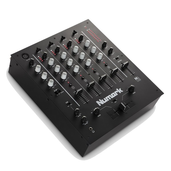 Numark M6 Four-Channel USB DJ Mixer - Angled