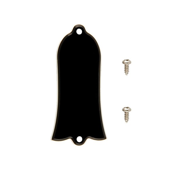 Gibson Truss Rod Cover, Blank (Black) - Front View