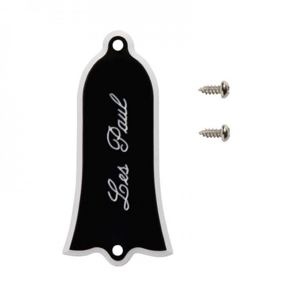 Gibson 1961 "Les Paul" Historic Truss Rod Cover (Black) - Front View