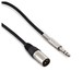 XLR (M) - Balanced 1/4Inch Jack Pro Cable, 3m