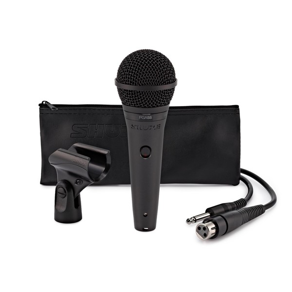 Shure PGA58 Cardioid Dynamic Vocal Mic 