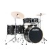 Tama Imperialstar 6pc Kit w/Stool, sticks and Cymbals, Black Oak