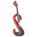 Stagg S-Shaped Electric Viola Outfit, Metallic Red, Body