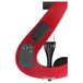 Stagg S-Shaped Electric Viola Outfit, Metallic Red, Controls