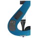 Stagg S-Shaped Electric Viola Outfit, Metallic Blue, Controls