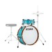 Tama Club Jam Mini Gig Pack w/Hardware and Bags, Aqua Blue - Drum Kit