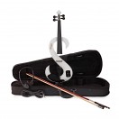 Stagg 4/4-gro&szlig;e elektrische Violine, in wei&szlig;